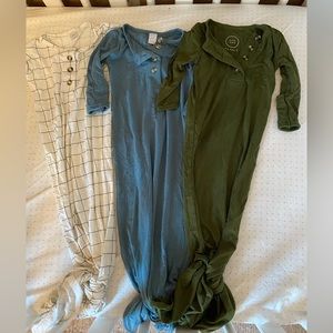 Knotted gown bundle 3-6 mths